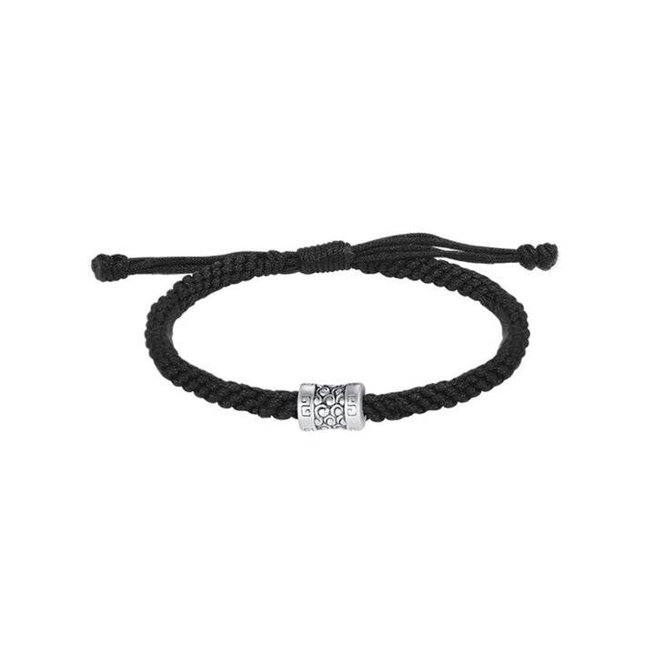 Bransoletka Buddha Stones 999 Sterling Silver Red String Lucky Cloud Strength