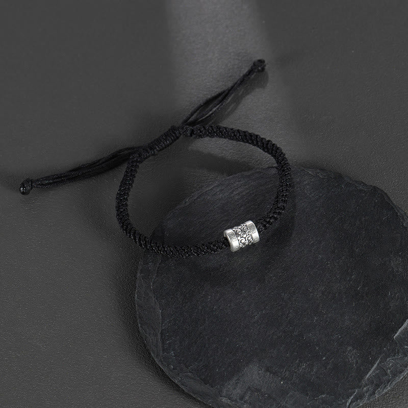 Bransoletka Buddha Stones 999 Sterling Silver Red String Lucky Cloud Strength