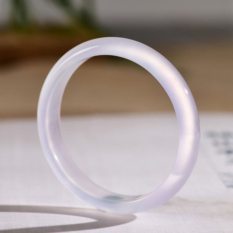 Bransoletka ochronna z naturalnego fioletowego jadeitu z Buddha Stones