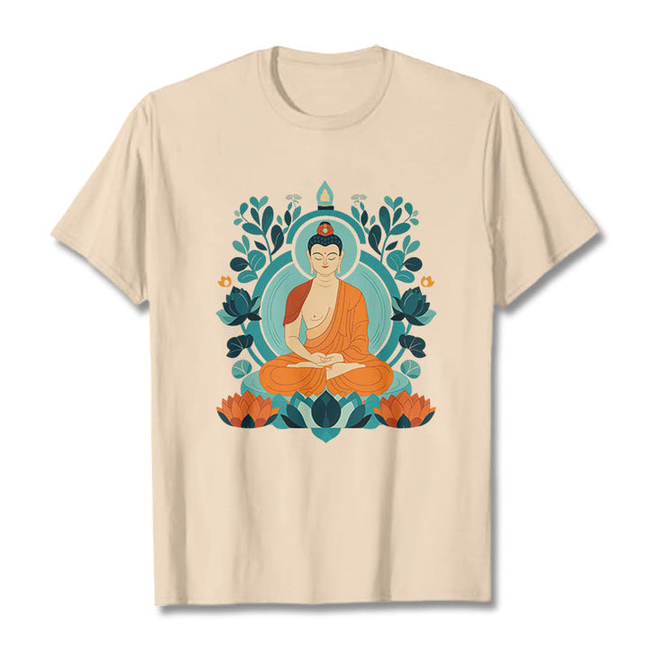 Koszulka z Buddha Stones Kamienie Lotos Budda Medytacja T-shirt - For - 2XL - image 7