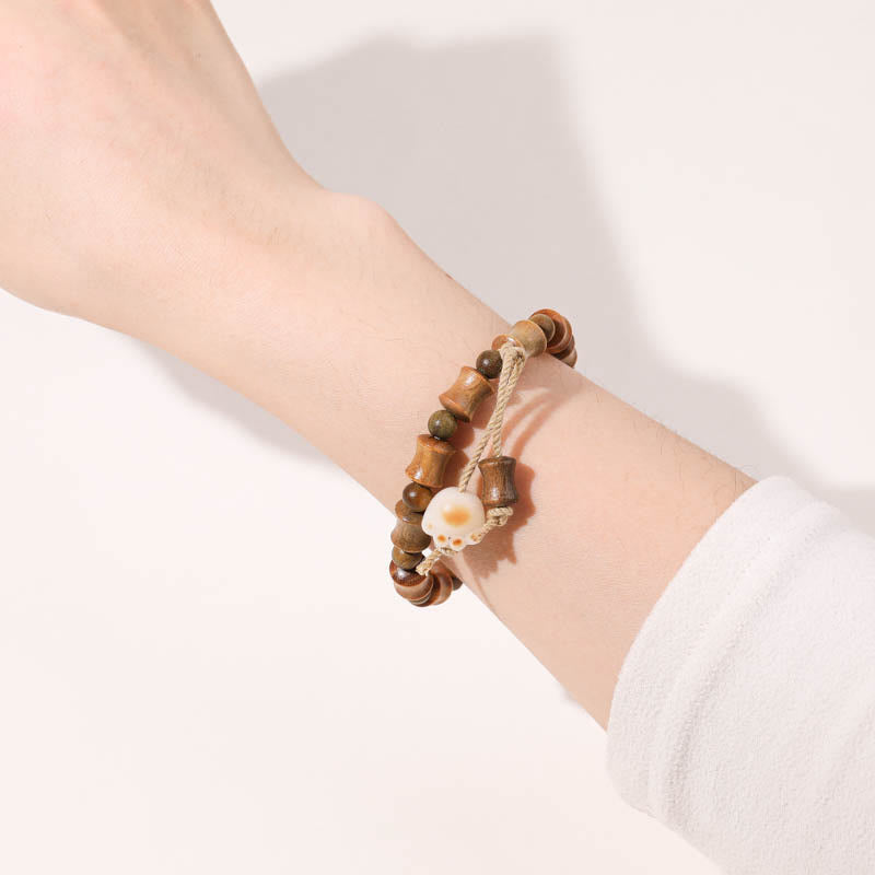 Buddha Stones Zielone Drzewo Sandałowe Bodhi Nasiona Kocie Pazury Bambusa Bransoletka Pokoju - image 4