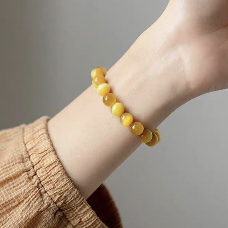 Bransoletka ochronna z Buddha Stones i tygrysiego oka