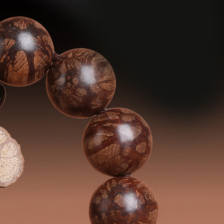 Bransoletka Buddha Stones Plum Blossom Wood Inner Peace