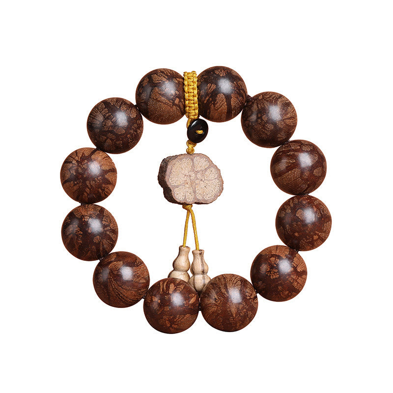 Bransoletka Buddha Stones Plum Blossom Wood Inner Peace