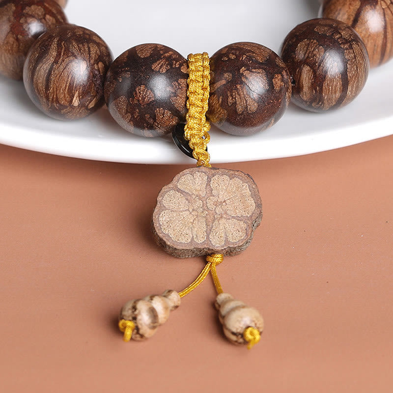 Bransoletka Buddha Stones Plum Blossom Wood Inner Peace
