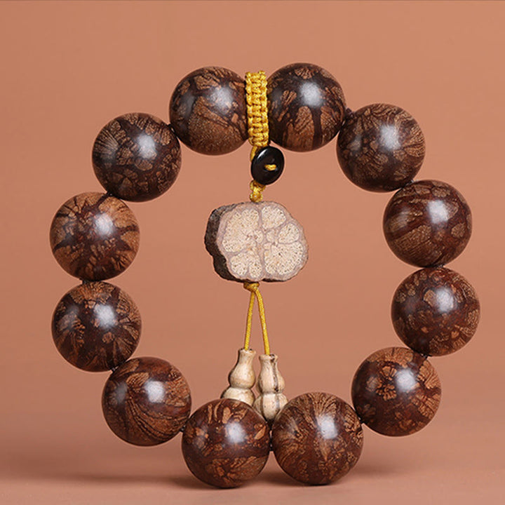 Bransoletka Buddha Stones Plum Blossom Wood Inner Peace