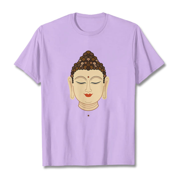 Koszulka z nadrukiem Buddha Stones Medytacja Budda - Plum - 2XL - image 16