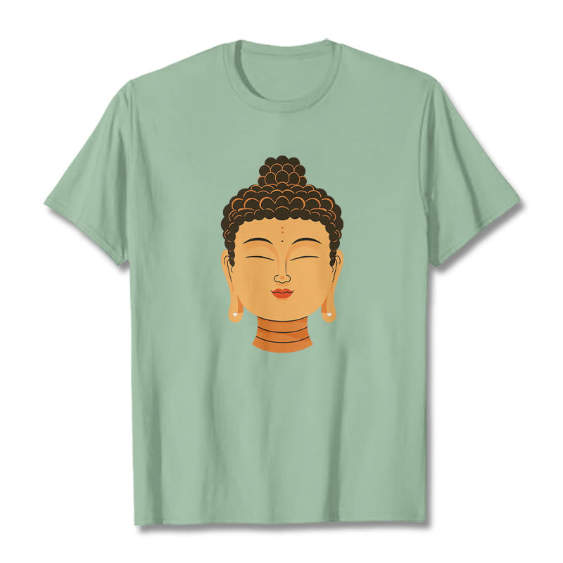 Buddha Stones Błogosławiona Medytacja Budda Koszulka T-shirt - PaleGreen - 2XL - image 15