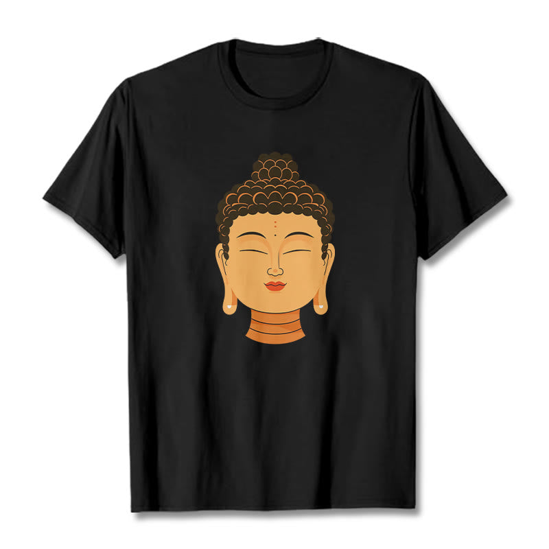 Buddha Stones Błogosławiona Medytacja Budda Koszulka T-shirt - Czarny - 2XL - image 6
