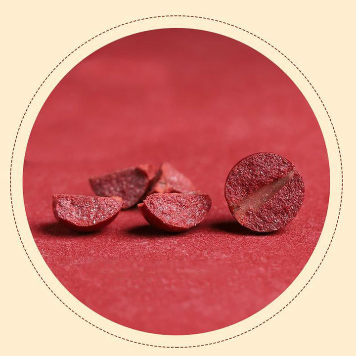 Buddha Stones Naturalny Cynober Lotos Klamra Pokoju Błogosławieństwo Naszyjnik Wisiorek Sznurkowy - image 10