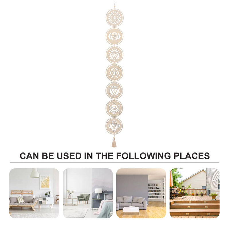 Buddha Stones Czakra Równoważący Wieszak Ścienny Wystrój Domu