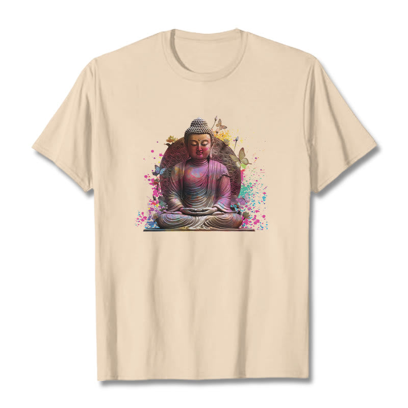 Koszulka Buddha Stones Motyl Medytacja Budda T-shirt - For - 2XL - image 1