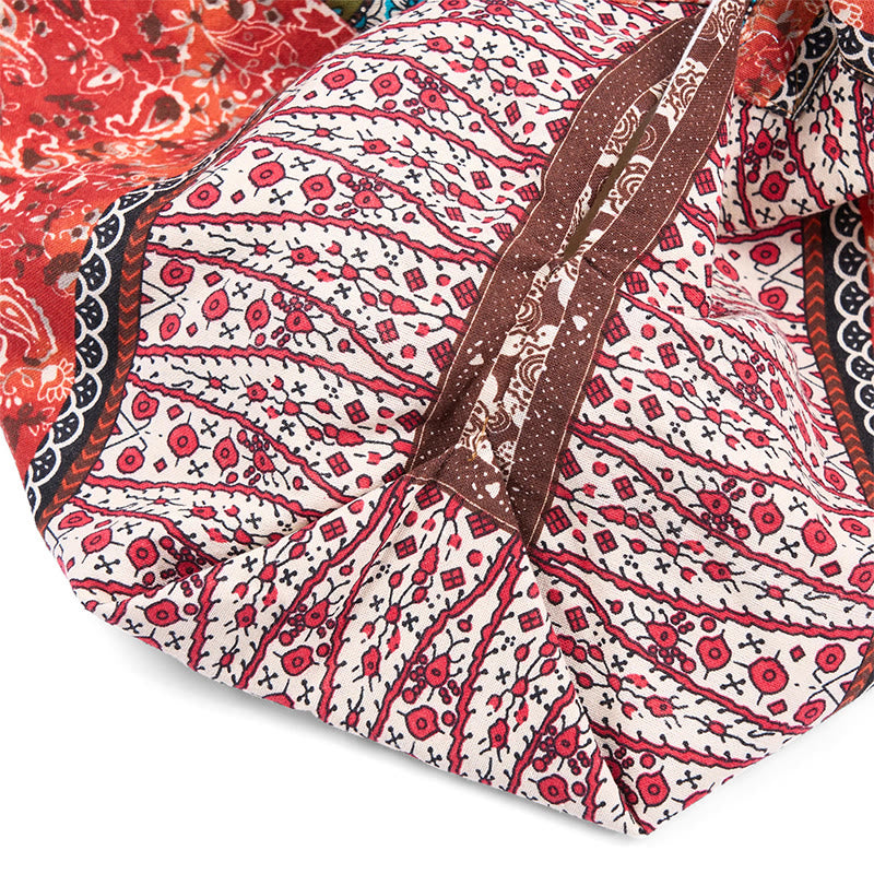 Torba na ramię z bawełny w kolorowe paski z motywem Buddha Stones - image 9