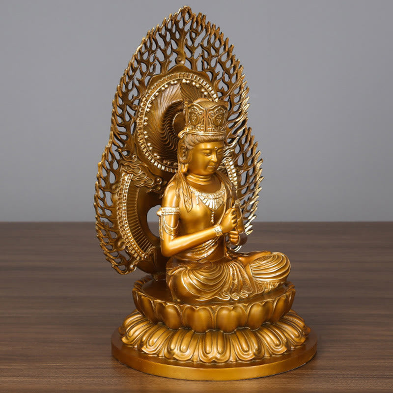 Buddha Stones Tathagata Figurka Buddy Spokój Miedziana Statua Domowa Oferta Dekoracja