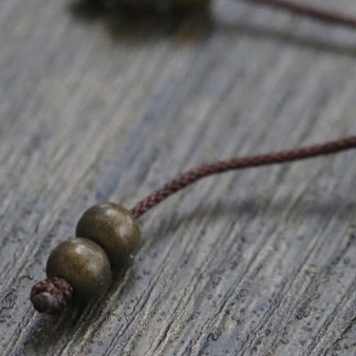 Buddha Stones Mosiądz Koraliki Równowaga Bogactwo Prosta Bransoletka