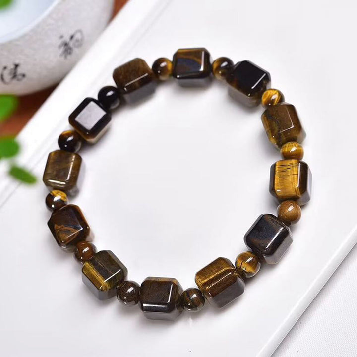 Bransoletka ochronna Buddha Stones Tiger Eye