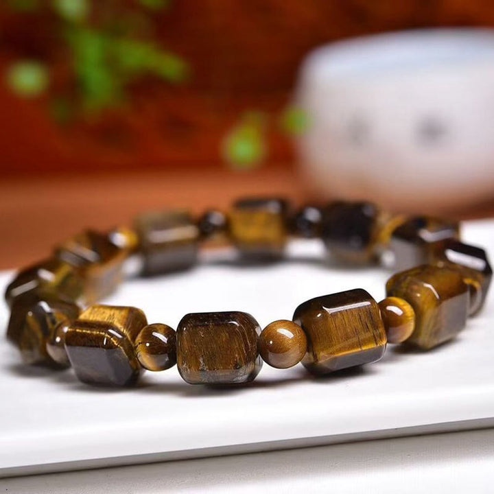 Bransoletka ochronna Buddha Stones Tiger Eye