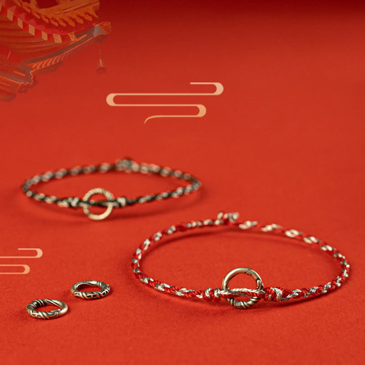Bransoletka z zapięciem Peace Buckle Luck z Buddha Stones próby 925