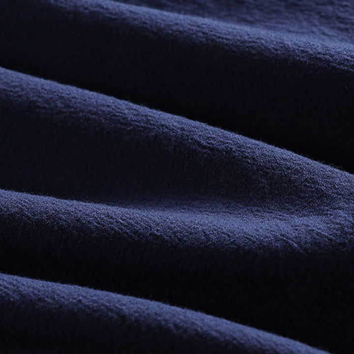 Buddha Stones Trzy Czwarte Krótkie Bloomersy Bawełniane Spodnie Top Odzież Męska Zestaw - image 14