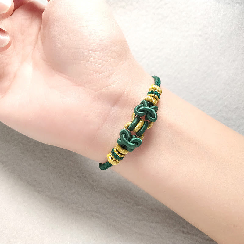 Bransoletka Buddha Stones Red String Saddle Knot Strength