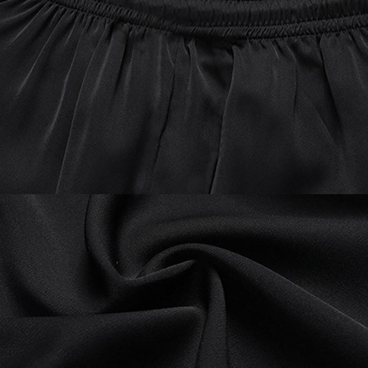 Buddha Stones Kwiat Brzoskwiniowy Strój Tang Hanfu Tradycyjny Mundur Krótki Rękaw Top Spodnie Odzież Męski Zestaw