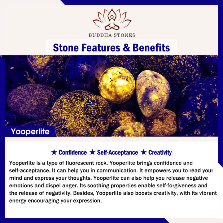 Bransoletka kreatywna z Buddha Stones Yooperlite