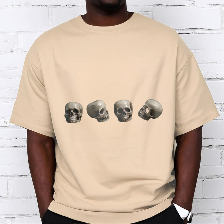 Buddha Stones Tybetańskie Władca Trupów Las Czaszki Wzór Koszulka T-shirt - image 21