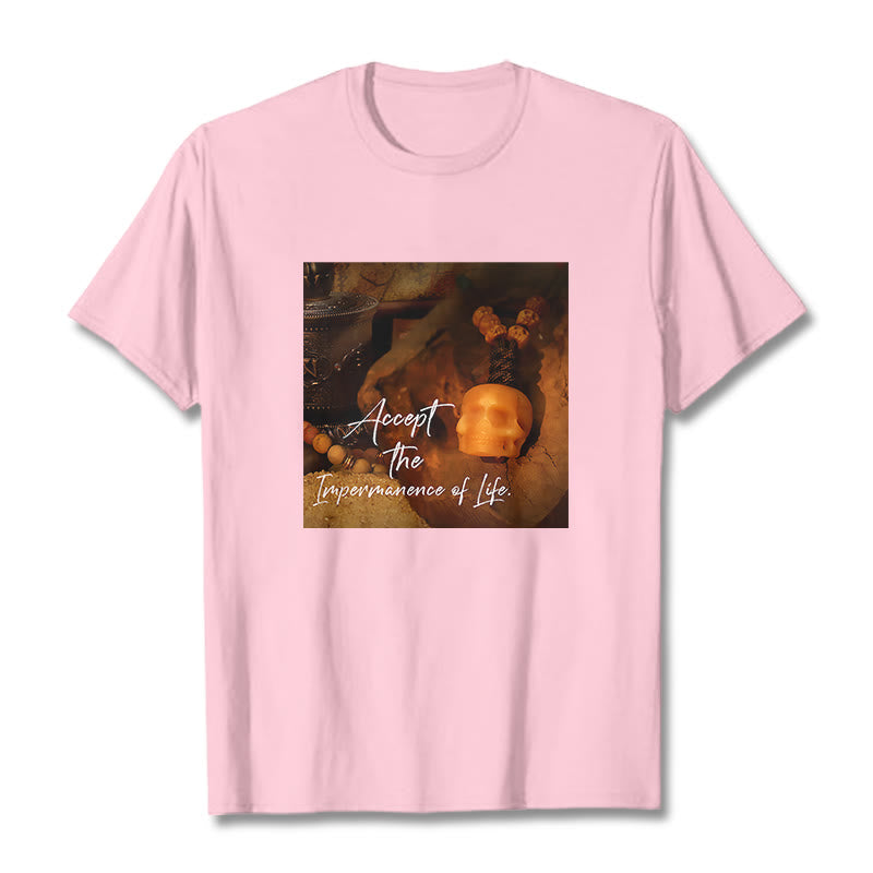 Buddha Stones Akceptują Nietrwałość Życia Koszulka T-shirt Władca Lasu Trupów