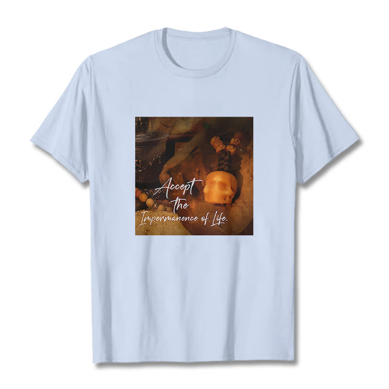 Buddha Stones Akceptują Nietrwałość Życia Koszulka T-shirt Władca Lasu Trupów