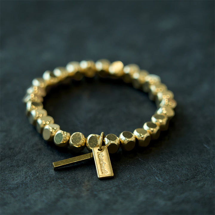 Bransoletka lecznicza z miedzianych Buddha Stones