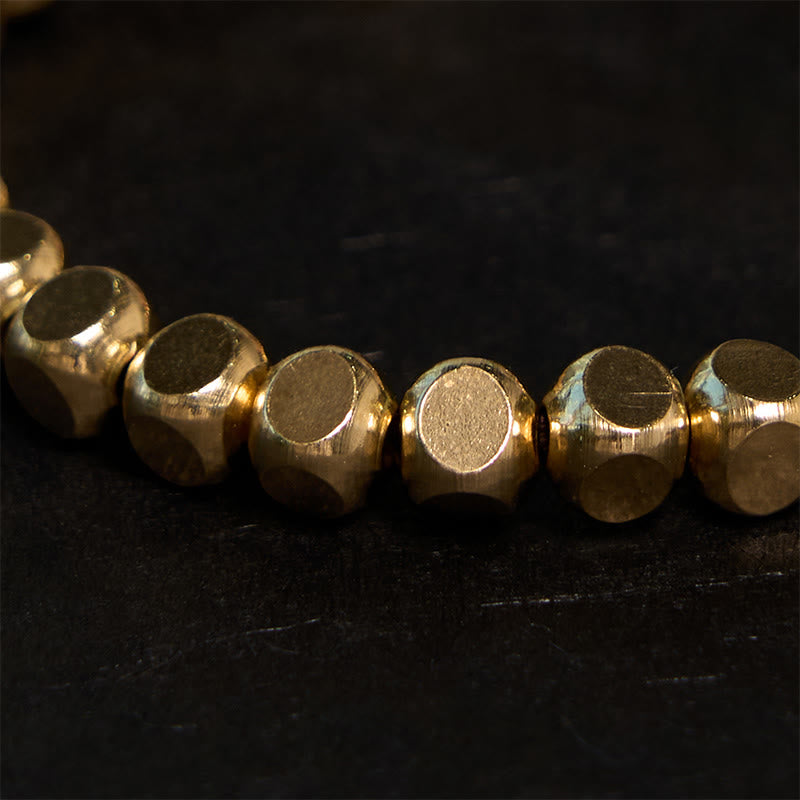 Bransoletka uzdrawiająca z miedzianych Buddha Stones przynosząca szczęście