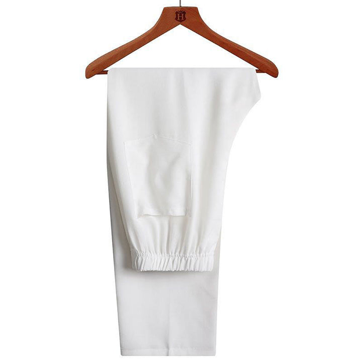 Buddha Stones 2-częściowy Tang Suit Jednolity Kolor Żaba-Guzik Męska Koszula Z Długim Rękawem Spodnie Zestaw - image 23