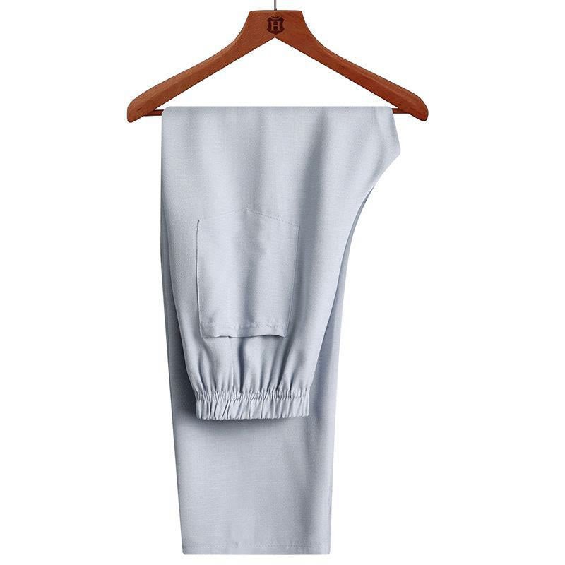 Buddha Stones 2-częściowy Tang Suit Jednolity Kolor Żaba-Guzik Męska Koszula Z Długim Rękawem Spodnie Zestaw - image 15