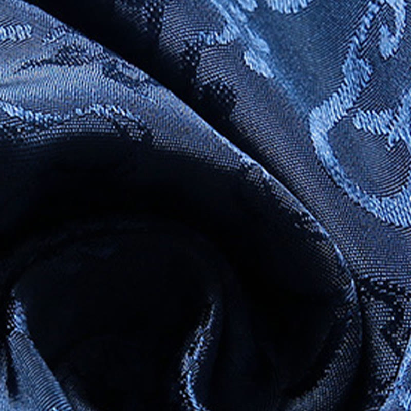 Buddha Stones 2 szt. męski garnitur Tang z wzorem ryby Koi, żabą i guzikami, długi rękaw, spodnie, zestaw - image 13