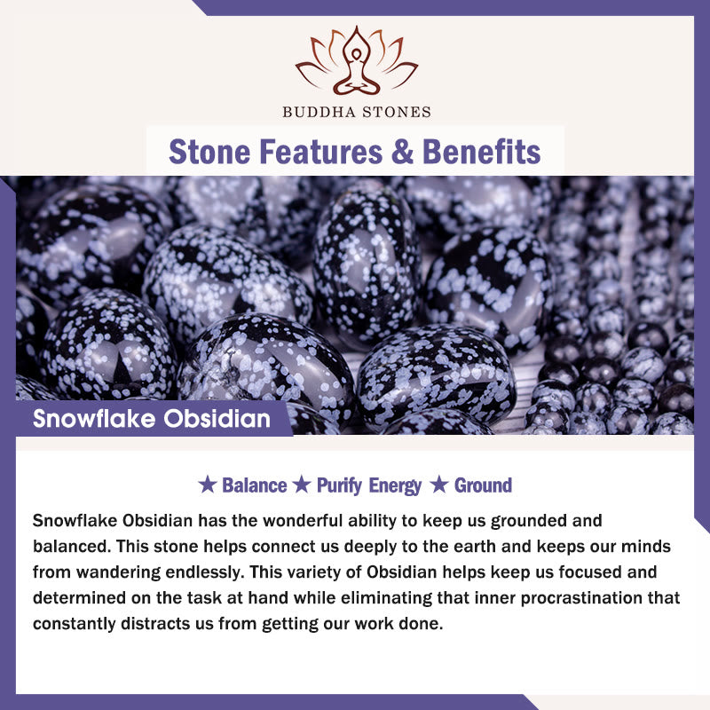 Buddha Stones Naturalny Srebrny Połysk Obsydian Biały Turkusowy Szary Jaspis Płatek Śniegu Obsydian Bransoletka Ochronna Rok Węża