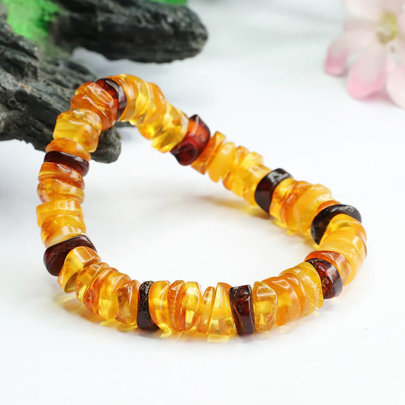 Bransoletka Buddha Stones Amber Peace Buckle Confidence