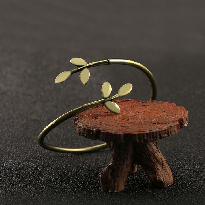 Buddha Stones, szczęśliwa koniczyna, miedź, mosiądz, bransoletka lecznicza