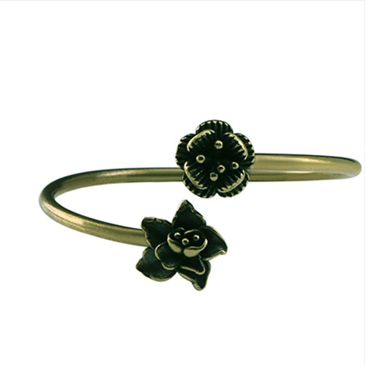 Bransoletka lecznicza z Buddha Stones Peach Blossom z miedzi i mosiądzu