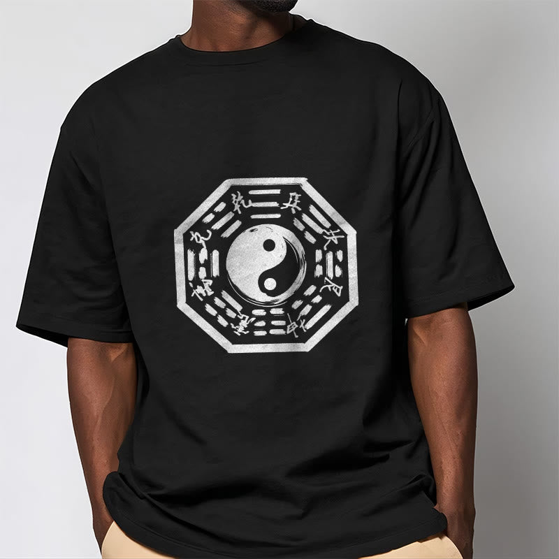 Koszulka z nadrukiem Ba Gua z motywem Buddha Stones - image 3