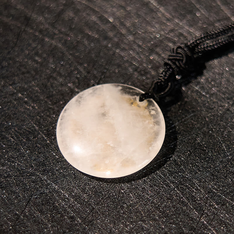 Buddha Stones Swastyka Wzór Lotosu Naturalny Różnorodny Kryształ Czarny Obsydian Oczyszczający Naszyjnik Wisiorek