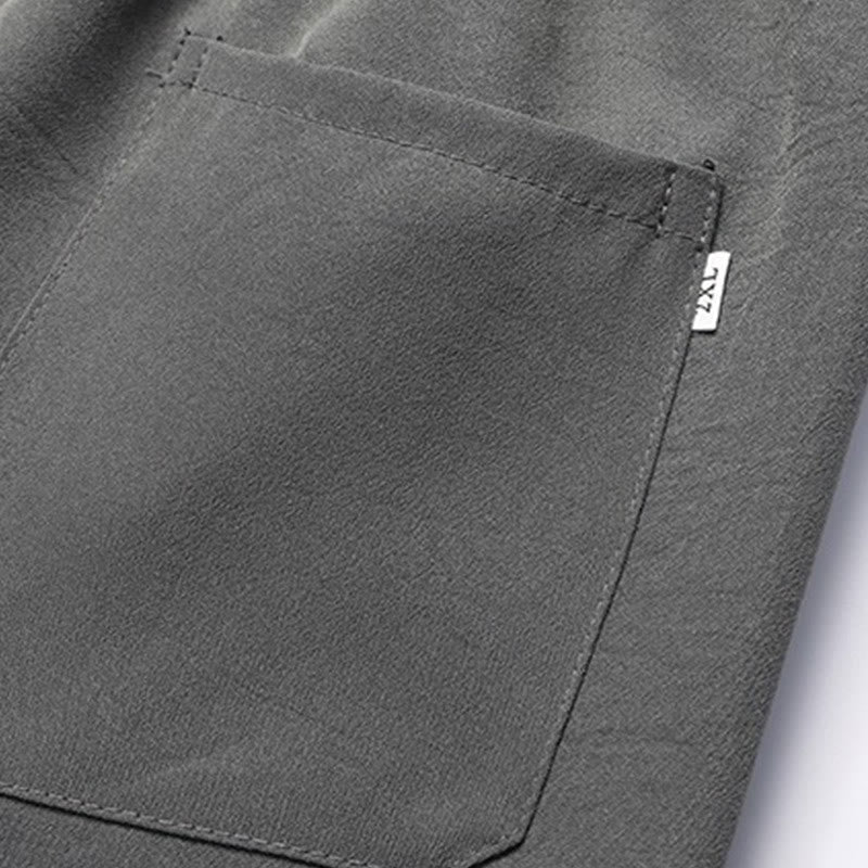 Buddha Stones Chiński Nowy Rok Haftowany Fu Tang Garnitur Hanfu Długi Rękaw Spodnie Odzież Męski Zestaw - image 14