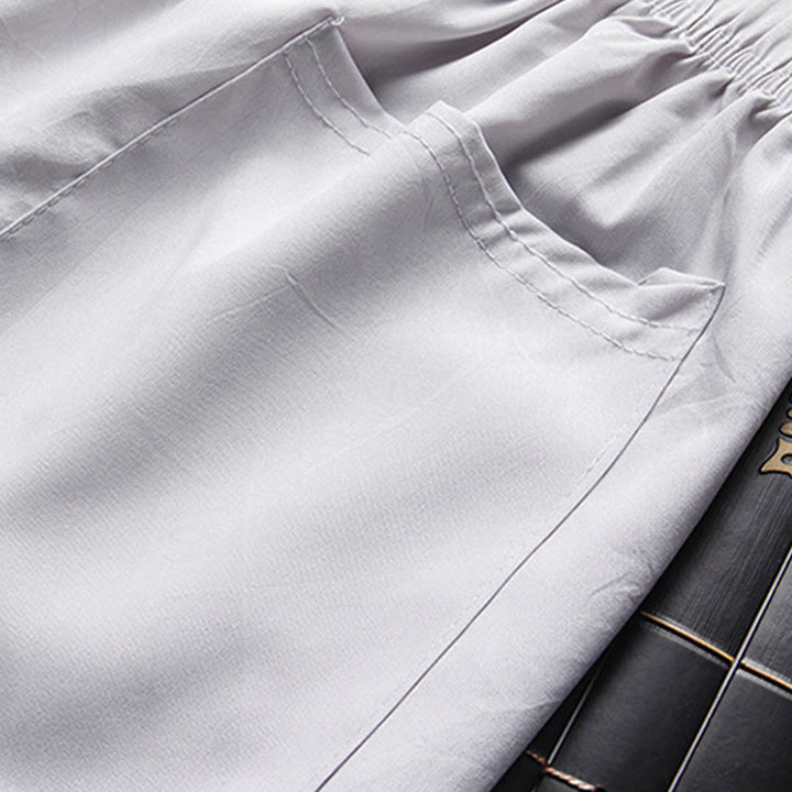 Buddha Stones Chiński Nowy Rok Haft Smok Żaba-guzik Strój Tang Hanfu Tradycyjny Mundur Długi Rękaw Top Spodnie Odzież Męski Zestaw