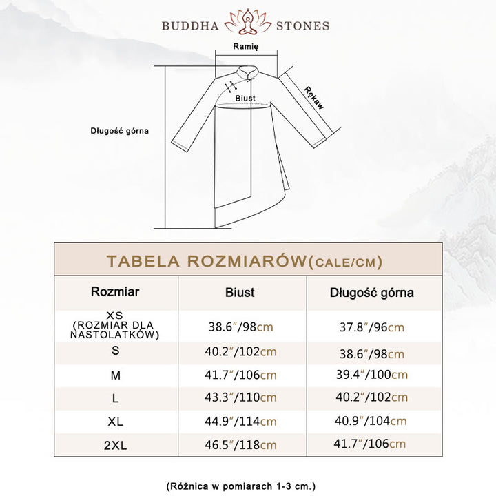 Buddha Stones Gradient Malowanie Medytacja Modlitwa Duchowy Zen Tai Chi Qigong Praktyka Unisex Zestaw Ubrań