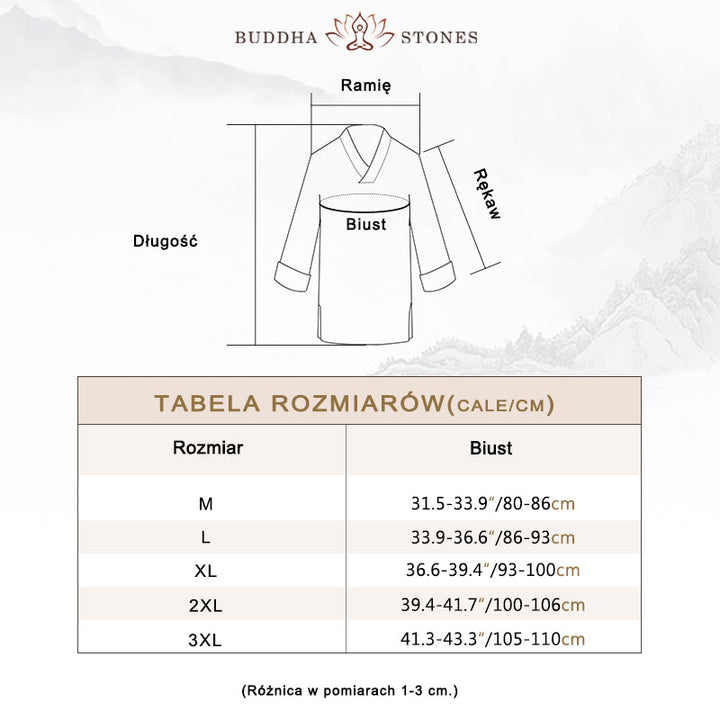 Buddha Stones Medytacja Modlitwa Duchowa Praktyka Zen Joga Odzież Męska Zestaw - image 4