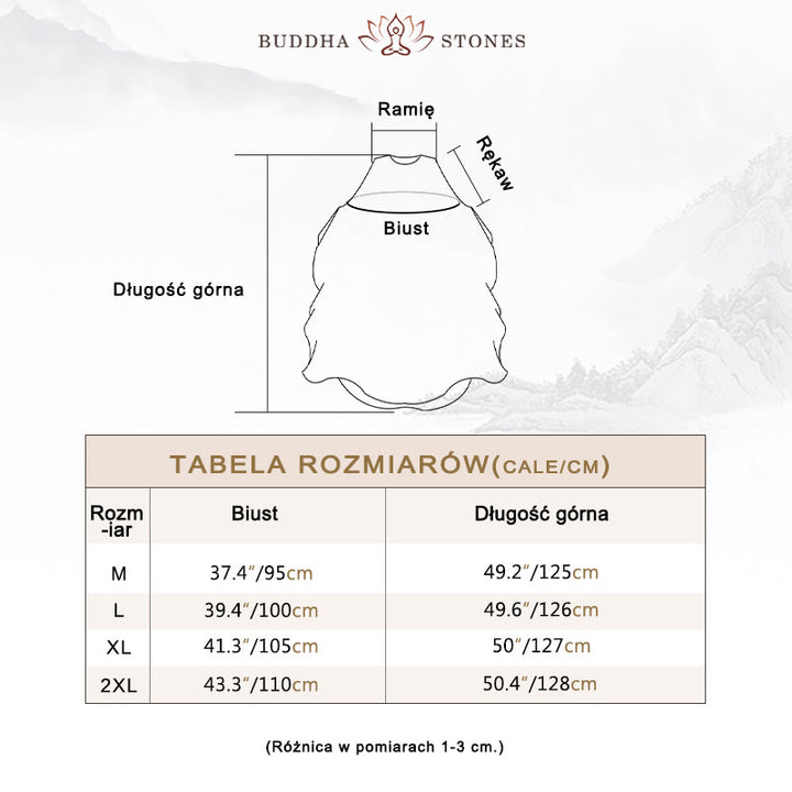 Buddha Stones Prosty wzór Midi Sukienka Szerokie Spodnie Medytacja Duchowy Zen Praktyka Joga Taniec Odzież - image 5