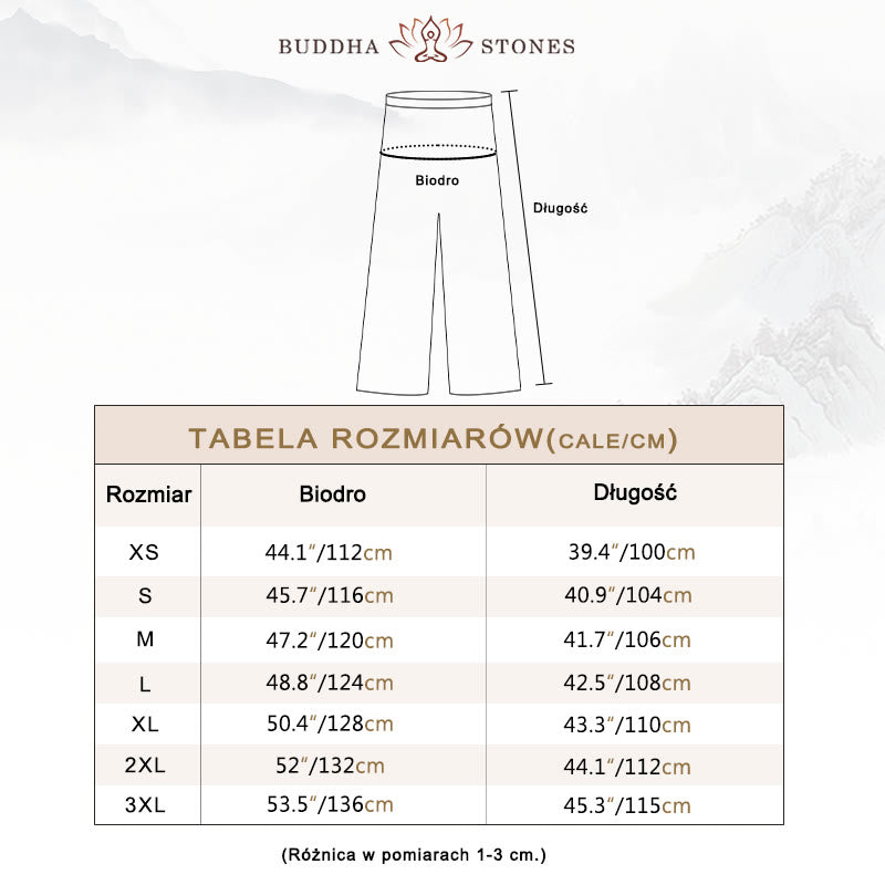 Buddha Stones Letnie Unisex Elastyczna Talia Tai Chi Kung Fu Qigong Praktyka Bawełna Oddychające Spodnie Z Kieszeniami - image 5