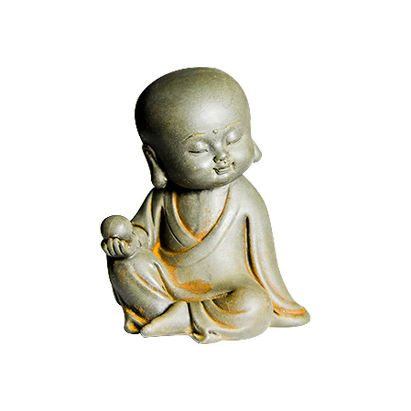 Buddha Stones ręcznie Ksitigarbha Kwan Yin Guanyin Avalokitesvara Tathagata proszek żelaza rdza obsada posąg z żywicy dekoracja wnętrz