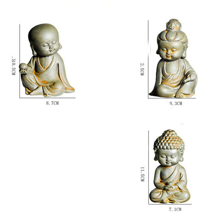 Buddha Stones ręcznie Ksitigarbha Kwan Yin Guanyin Avalokitesvara Tathagata proszek żelaza rdza obsada posąg z żywicy dekoracja wnętrz