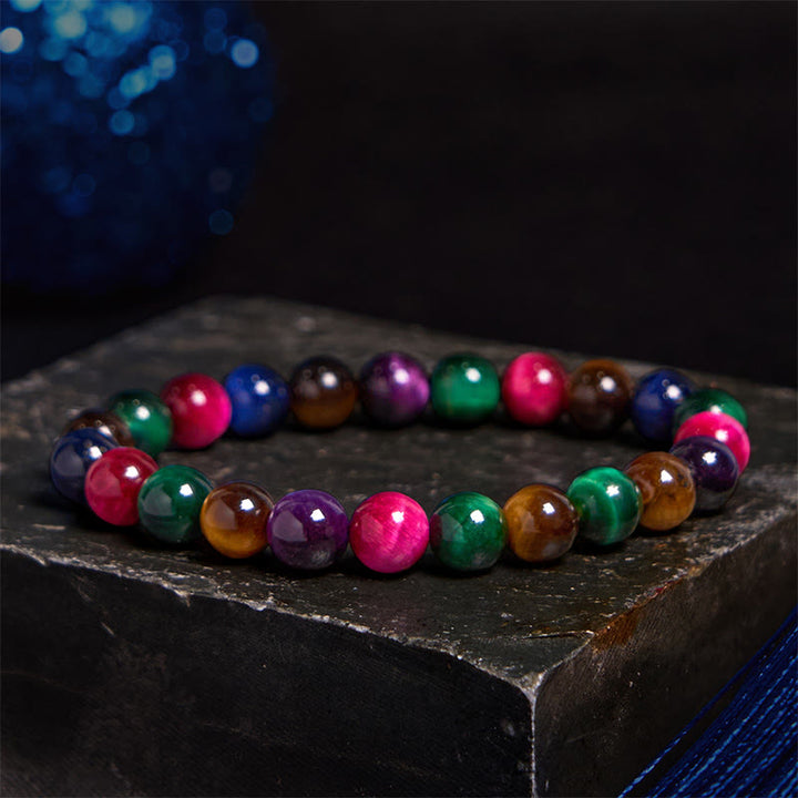 Różnorodne Buddha Stones z tygrysim okiem dodające pewności siebie