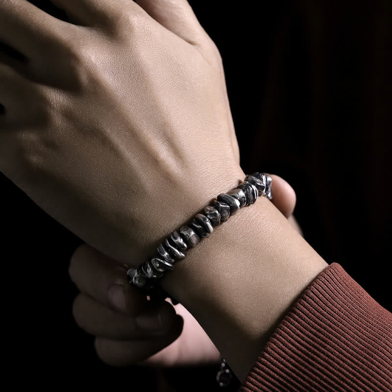 Bransoletka ochronna Buddha Stones 999 Sterling Silver Small Change Shape - image 4